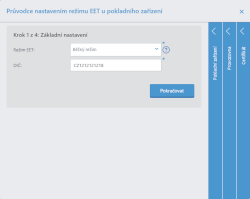 Průvodce - základní nastavení Průvodce - základní nastavení