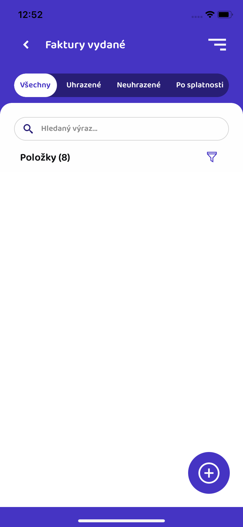 Vydané faktury